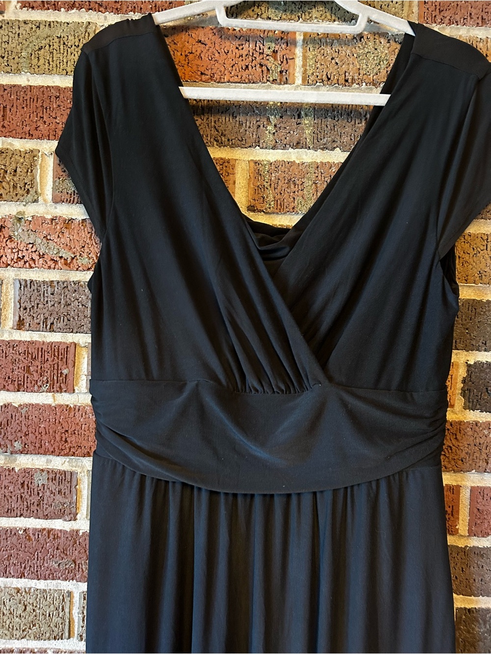Soma Black Cowl Back Maxi Dress (L)